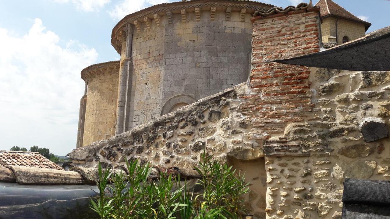 Maison atypique dans cité médiévale Villa Saint-Macaire Exterior foto